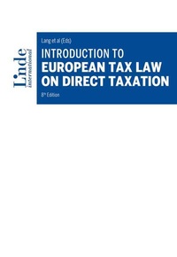 Bild vergrößern Bild: Introduction to European Tax Law on Direct Taxation - Linde