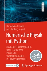 Enlarge image Cover: Numerische Physik mit Python - Springer Spektrum
