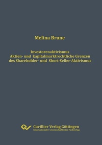 Abbildung von: Investorenaktivismus - Cuvillier Verlag
