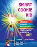 Cover: Smart Cookie Kid For 3-4 Year Olds Attention and Concentration Visual Memory Multiple Intelligences Motor Skills Book 1A Kazakh Russian English - IngramSpark