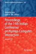 Cover: Proceedings of the 14th Indian Conference on Human-Computer Interaction - Springer