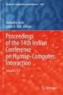 Cover: Proceedings of the 14th Indian Conference on Human-Computer Interaction - Springer