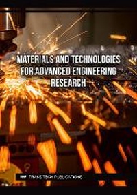 Enlarge image Cover: Materials and Technologies for Advanced Engineering Research - Trans Tech Publications Ltd