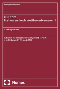Abbildung von: Post 2023: Postwesen durch Wettbewerb erneuern! - Nomos