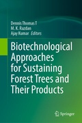 Cover: Biotechnological Approaches for Sustaining Forest Trees and Their Products - Springer