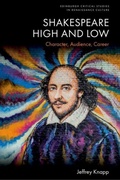 Cover: Shakespeare High and Low - Edinburgh University Press