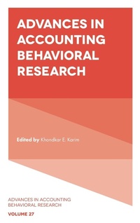 Abbildung von: Advances in Accounting Behavioral Research - Emerald Publishing Limited