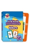 Cover: First Words Picture Flashcards for Ages 1-3: Nature - Coordination Group Publications Ltd (CGP)