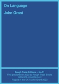Cover: On Language - Rough Trade Books