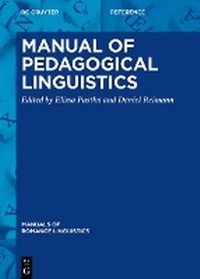 Abbildung von: Manual of Pedagogical Linguistics - De Gruyter