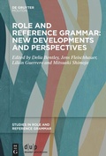 Cover: Role and Reference Grammar: New Developments and Perspectives - De Gruyter Mouton