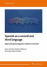 Abbildung von: Spanish as a second and third language - Frank & Timme