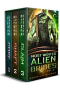 Cover: Most Wanted Alien Brides Volume 2: Intergalactic Dating Agency (Most Wanted Alien Brides: Collection, #2) - Flirtation Publishing