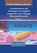 Cover: Considerations and Techniques for Applied Linguistics and Language Education Research - Information Science Publishing