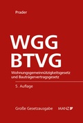 Cover: Wohnungsgemeinn&uuml;tzigkeitsgesetz und Bautr&auml;gervertragsgesetz WGG und BTVG - Manz