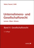 Cover: Unternehmens- und Gesellschaftsrecht - Manz