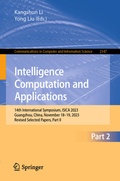 Cover: Intelligence Computation and Applications - Springer