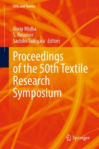 Enlarge image Cover: Proceedings of the 50th Textile Research Symposium - Springer