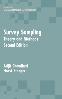 Enlarge image Cover: Survey Sampling - CRC Press