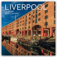 Abbildung von: Liverpool 2025 - 16-Monatskalender - Brown Trout-Auslieferer Flechsig