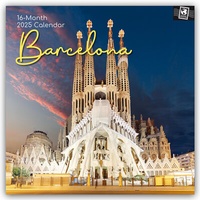 Abbildung von: Barcelona 2025 - 16-Monatskalender - Brown Trout-Auslieferer Flechsig