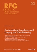 Cover: Strafrechtliche Compliance und Umgang mit Whistleblowing - Manz