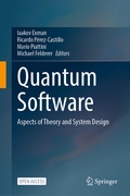 Cover: Quantum Software - Springer