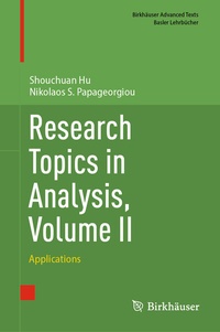 Abbildung von: Research Topics in Analysis, Volume II - Birkhäuser