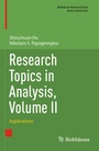 Cover: Research Topics in Analysis, Volume II - Birkh&auml;user
