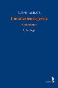 Abbildung von: Umsatzsteuergesetz - Facultas