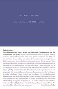 Abbildung von: Das Geheimnis des Todes - Rudolf Steiner Verlag