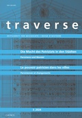Cover: Die Macht des Patriziats in St&auml;dten | Le pouvoir patricien dans les villes - Chronos
