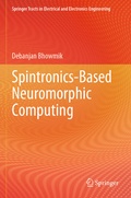 Cover: Spintronics-Based Neuromorphic Computing - Springer