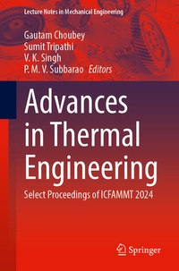 Enlarge image Cover: Advances in Thermal Engineering - Springer