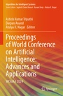 Cover: Proceedings of World Conference on Artificial Intelligence: Advances and Applications - Springer
