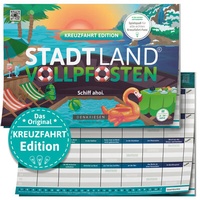 Abbildung von: DENKRIESEN - STADT LAND VOLLPFOSTEN® - KREUZFAHRT EDITION - "Schiff ahoi!" - A4 - DENKRIESEN