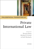 Cover: Philosophical Foundations of Private International Law - OUP eBook