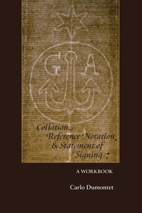 Abbildung von: Collation, Reference Notation, & Statement of Signing - Bibliographical Society of Australia and Nz