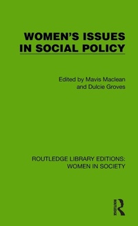 Enlarge image Cover: Women's Issues in Social Policy - Routledge