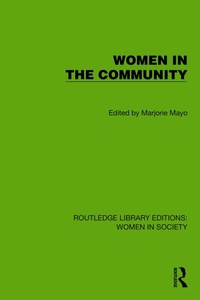 Enlarge image Cover: Women in the Community - Routledge