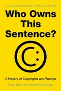 Cover: Who Owns This Sentence? - WW Norton & Co