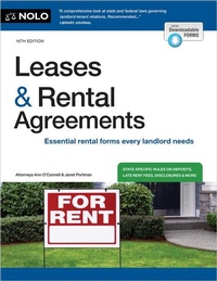 Enlarge image Cover: Leases & Rental Agreements - NOLO