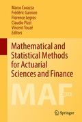 Cover: Mathematical and Statistical Methods for Actuarial Sciences and Finance - Springer