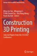Cover: Construction 3D Printing - Springer