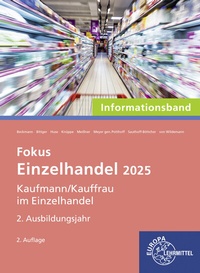 Abbildung von: Einzelhandel 2025, 2. Ausbildungsjahr Informationsband - Europa-Lehrmittel