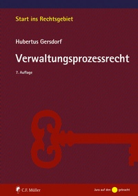 Abbildung von: Verwaltungsprozessrecht - C.F. Müller