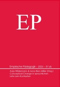Cover: Conceptual Change in sprachlichen Lehr-Lern-Kontexten - Verlag Empirische P&auml;dagogik