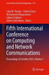 Enlarge image Cover: Fifth International Conference on Computing and Network Communications - Springer