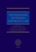 Bild: Foundations of Indian Contract Law - Oxford University Press