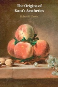 Cover: The Origins of Kant's Aesthetics - Cambridge University Press
